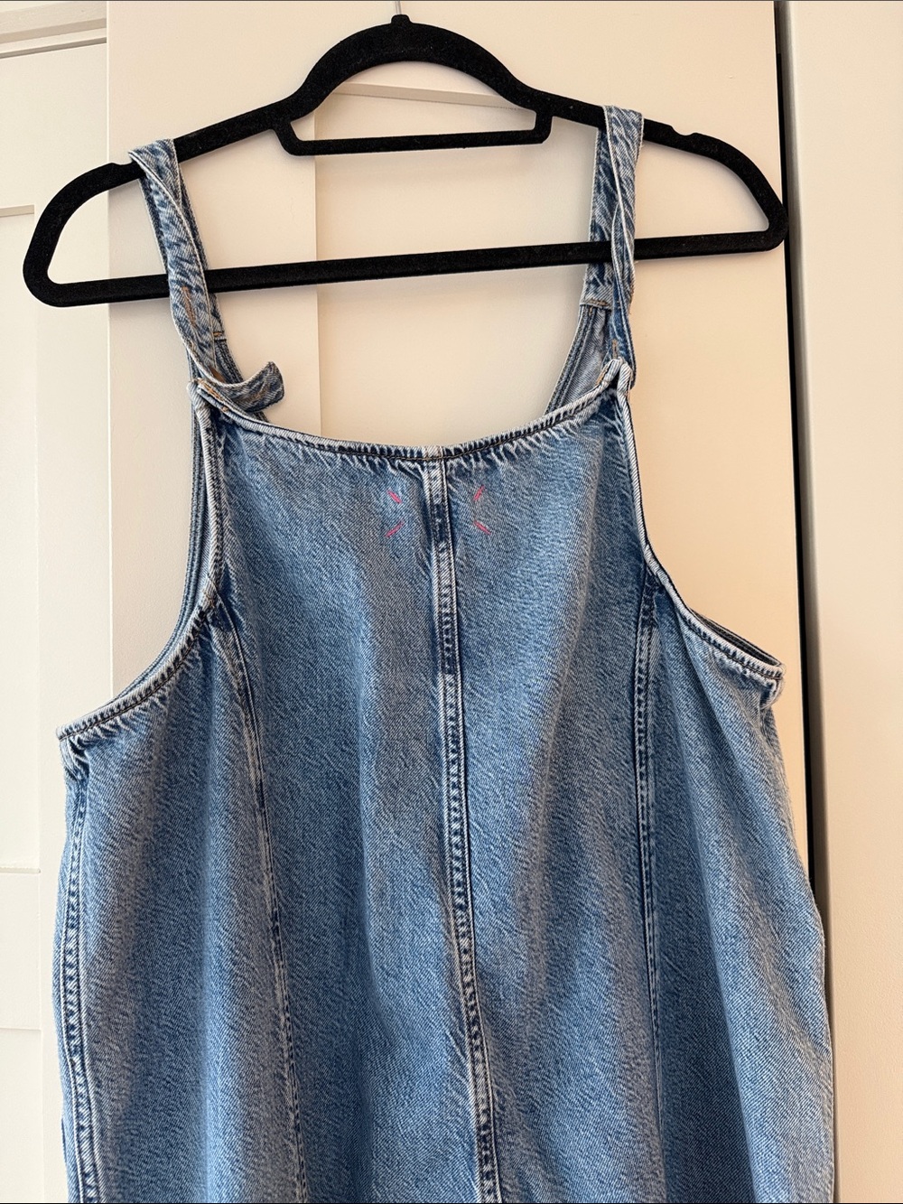 Hatch Light Blue Denim Jumpsuit - Picture 3 of 3